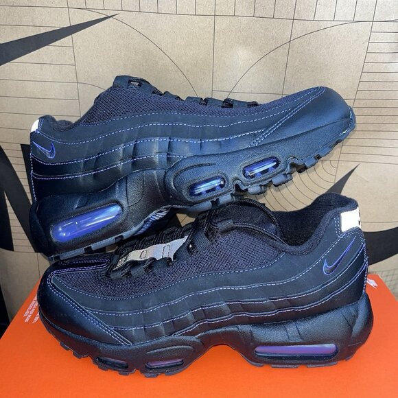 NEW Nike Air Max 95 Black Persian Violet II4053-008 Womens Size 6.5 / 5Y - Picture 1 of 6